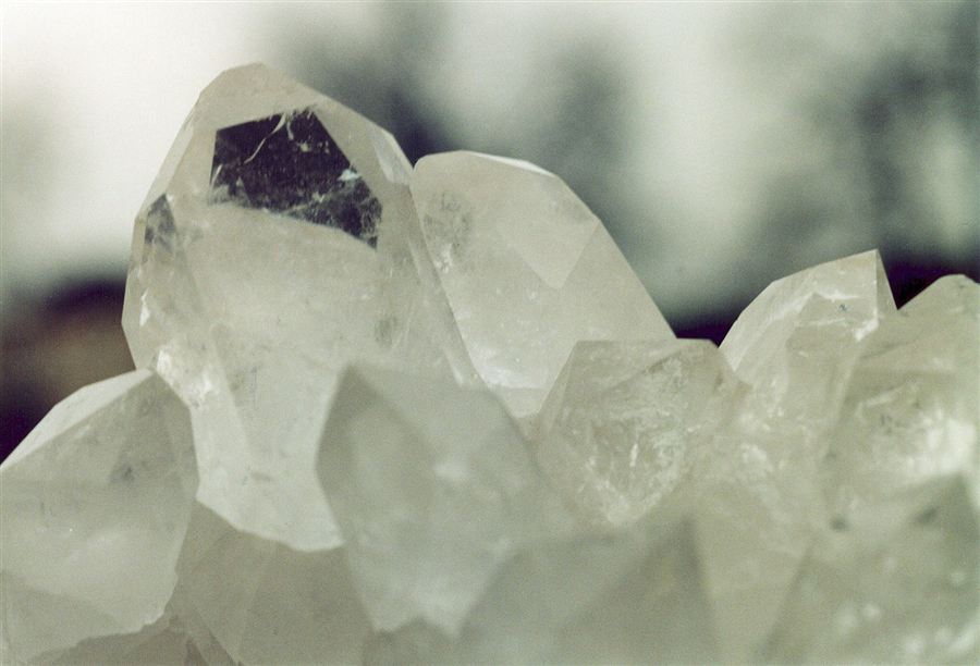 Bergkristall im weichen Licht